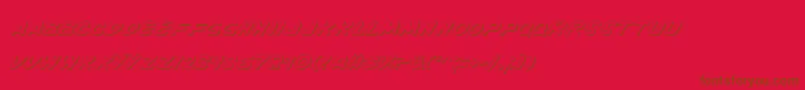 Vinotes-fontti – ruskeat fontit punaisella taustalla