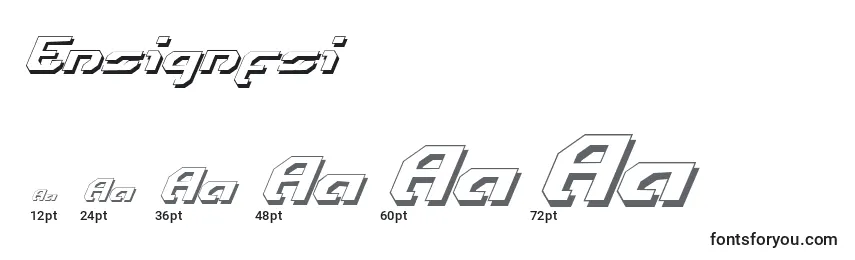 Ensignfsi Font Sizes