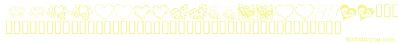 KrAllAboutTheHeart Font – Yellow Fonts