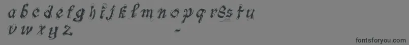 FontsLabSymphonyDemo Font – Black Fonts on Gray Background