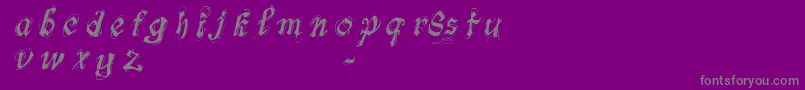 FontsLabSymphonyDemo Font – Gray Fonts on Purple Background