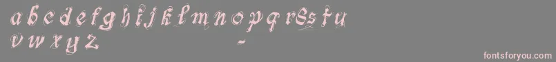 FontsLabSymphonyDemo Font – Pink Fonts on Gray Background