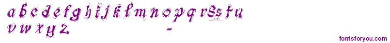 FontsLabSymphonyDemo Font – Purple Fonts on White Background