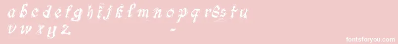 FontsLabSymphonyDemo Font – White Fonts on Pink Background
