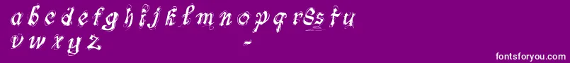 FontsLabSymphonyDemo Font – White Fonts on Purple Background