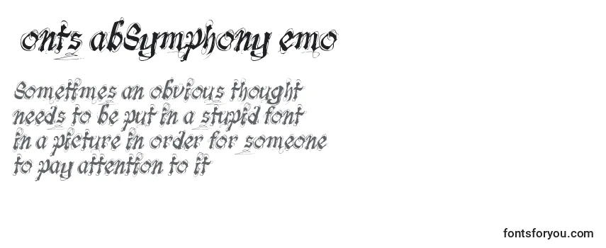 Review of the FontsLabSymphonyDemo Font