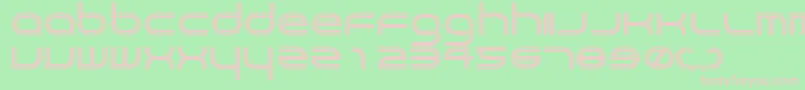 Crackpot Font – Pink Fonts on Green Background