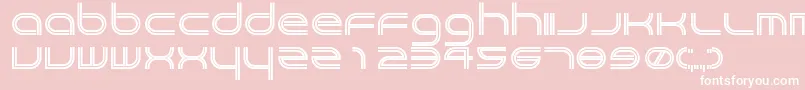 Crackpot Font – White Fonts on Pink Background