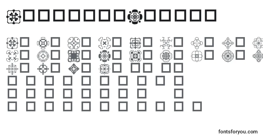 Schriftart AuntbatsNormal – Alphabet, Zahlen, spezielle Symbole