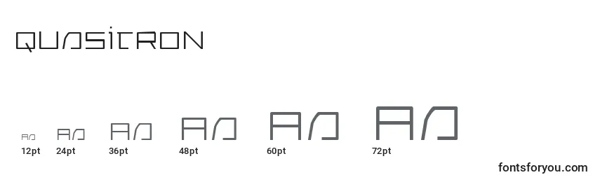 Quasitron Font Sizes