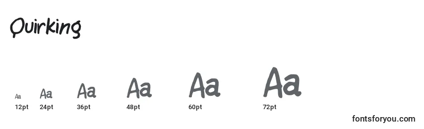 Quirking Font Sizes