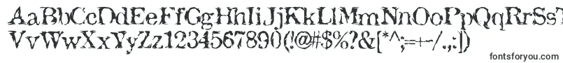 Шрифт Jackthip – шрифты, начинающиеся на J