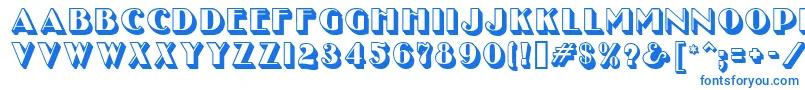 UncleBobMfShadow Font – Blue Fonts