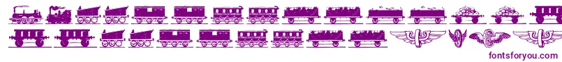 Eisenbahn Font – Purple Fonts