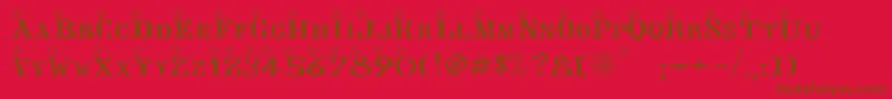 Шрифт Angegardien – коричневые шрифты на красном фоне