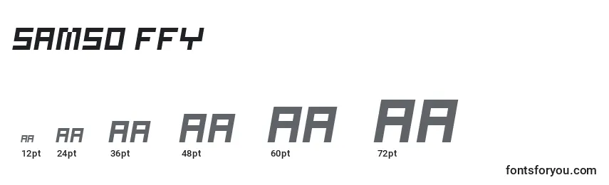 Samso ffy Font Sizes