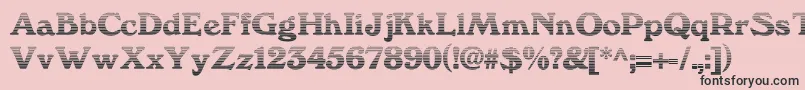 We3Db Font – Black Fonts on Pink Background