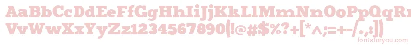 Шрифт Merit4 – розовые шрифты