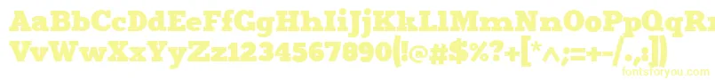 Merit4 Font – Yellow Fonts