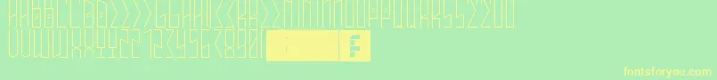 More about Annihilate Font Annihilate Font – Yellow Fonts on Green Background