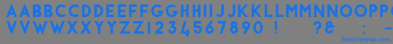 Antraste Font – Blue Fonts on Gray Background