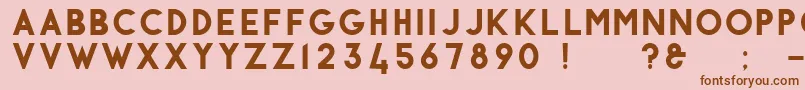 Antraste Font – Brown Fonts on Pink Background
