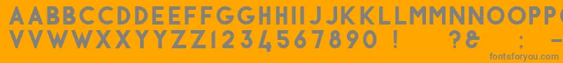 More about Antraste Font Antraste Font – Gray Fonts on Orange Background