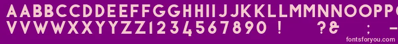 Antraste Font – Pink Fonts on Purple Background