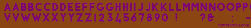 Antraste Font – Purple Fonts on Brown Background