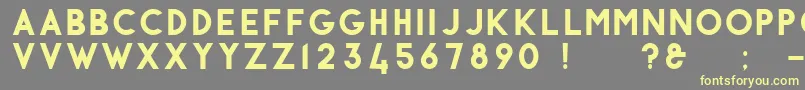 Antraste Font – Yellow Fonts on Gray Background