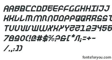  TrekTrooperItalic font