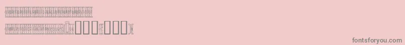 Sardinescanned Font – Gray Fonts on Pink Background