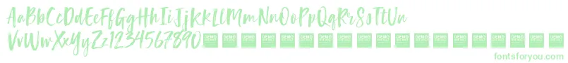 LuckyTurnsDemo Font – Green Fonts