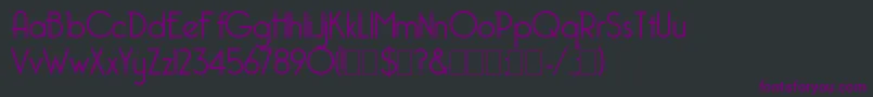 BelleroseLight.1.0 Font – Purple Fonts on Black Background