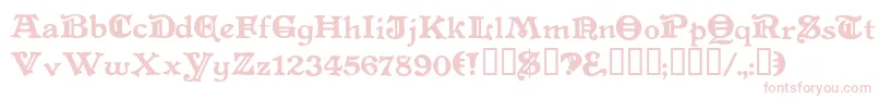 Levelfourteendruid Font – Pink Fonts on White Background