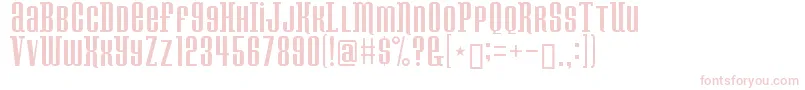 Konspiracy Font – Pink Fonts on White Background
