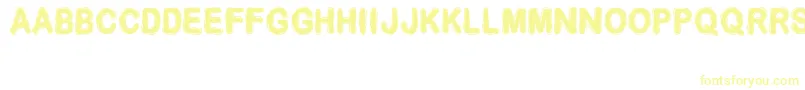 Czcionka Desminore – żółte czcionki
