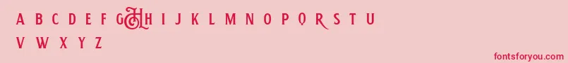 HemeraIiDemo Font – Red Fonts on Pink Background