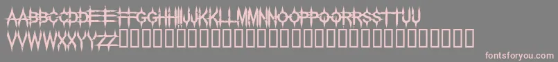Palehorse Font – Pink Fonts on Gray Background