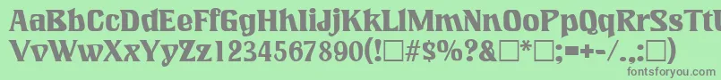 Más sobre la fuente LookingglassRegular fuente LookingglassRegular – Fuentes Grises Sobre Fondo Verde