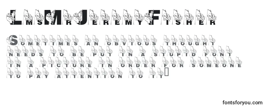 Review of the LmsMrJeremyFisher Font