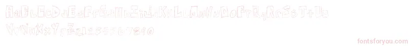 FreeNightsAndWeekends Font – Pink Fonts on White Background