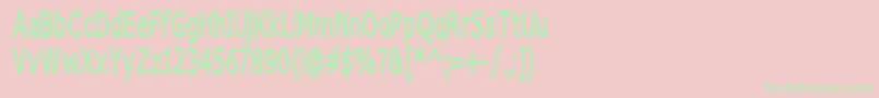 Chizzh Font – Green Fonts on Pink Background