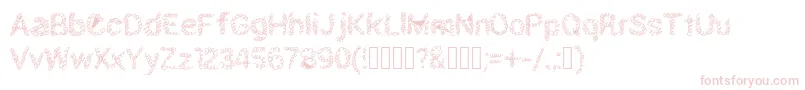 Schnoodle Font – Pink Fonts on White Background