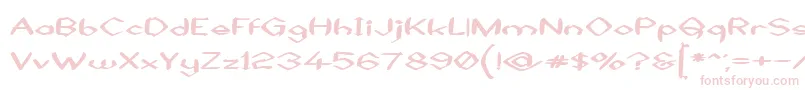 Шрифт BlackSheaf – розовые шрифты