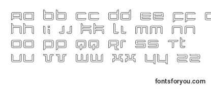 Review of the QuarxOutline Font