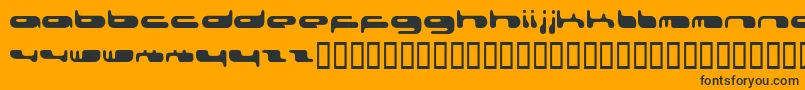 080203Fenotype Font – Black Fonts on Orange Background