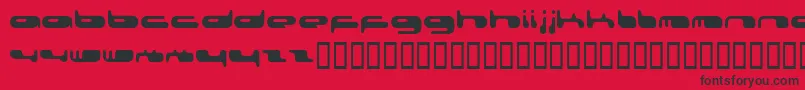 080203Fenotype Font – Black Fonts on Red Background