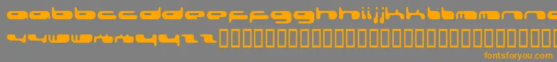 080203Fenotype Font – Orange Fonts on Gray Background
