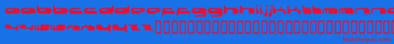 080203Fenotype Font – Red Fonts on Blue Background